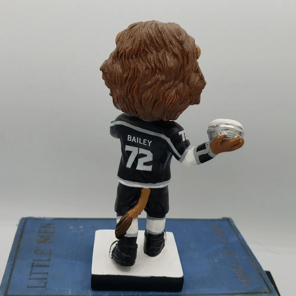 LA Kings Bailey Bobblehead Ice Hockey Mascot Lion #72